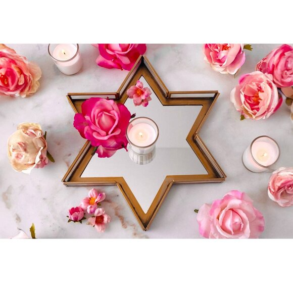 Star of David Mirror Tray - Picture 3 of 3